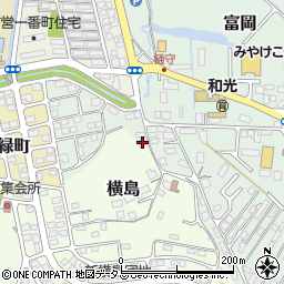 岡山県笠岡市横島18周辺の地図
