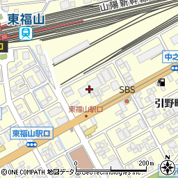 芸備倉庫株式会社　押入れ産業　福山店周辺の地図