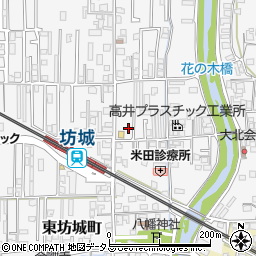 奈良県橿原市東坊城町517-5周辺の地図