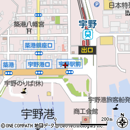 セブンイレブン玉野宇野駅前店周辺の地図