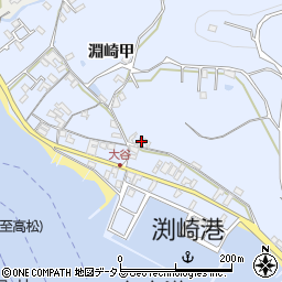 香川県小豆郡土庄町淵崎甲104周辺の地図