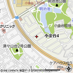 大阪府富田林市小金台4丁目10-3周辺の地図
