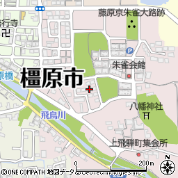 奈良県橿原市上飛騨町100周辺の地図
