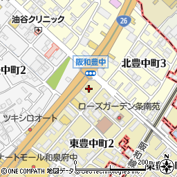 ジョリーパスタ泉大津店周辺の地図