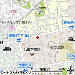 ダイヤクリーニング福山東町店周辺の地図