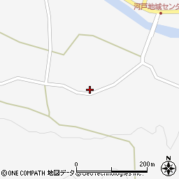 広島県東広島市河内町河戸1711周辺の地図