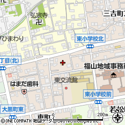 セブンイレブン福山東町店周辺の地図