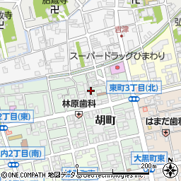 広島県福山市胡町5周辺の地図