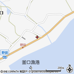 兵庫県淡路市釜口637-1周辺の地図