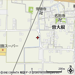 奈良県大和高田市曽大根158周辺の地図