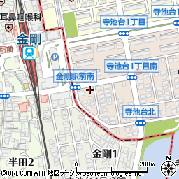 エイブル　ネットワーク金剛店周辺の地図