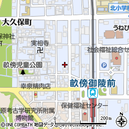 奈良県橿原市大久保町346周辺の地図