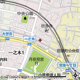 古川書店周辺の地図