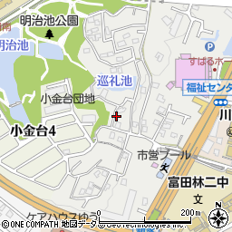 大阪府富田林市桜ケ丘町11周辺の地図