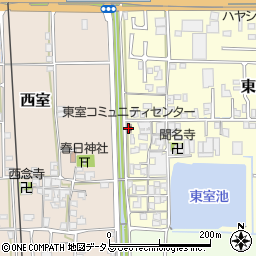 東室コミュニティセンター周辺の地図