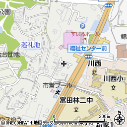 大阪府富田林市桜ケ丘町3-28周辺の地図