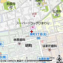 広島県福山市胡町7周辺の地図