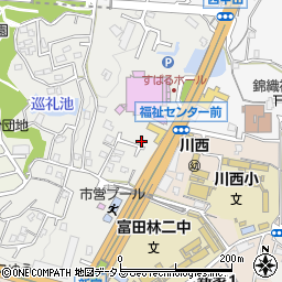 大阪府富田林市桜ケ丘町3-37周辺の地図