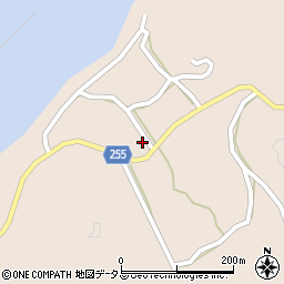 香川県小豆郡土庄町豊島家浦380-3周辺の地図