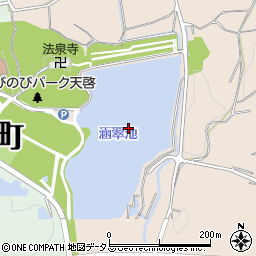 涵翠池周辺の地図