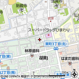 広島県福山市胡町6周辺の地図
