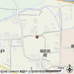 奈良県葛城市中戸周辺の地図