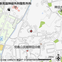 岡山県倉敷市児島稗田町608周辺の地図
