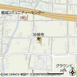 妙峰寺周辺の地図