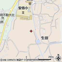 奈良県桜井市生田532周辺の地図