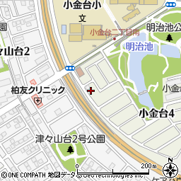 大阪府富田林市小金台4丁目12-28周辺の地図