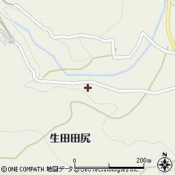 兵庫県淡路市生田田尻895周辺の地図