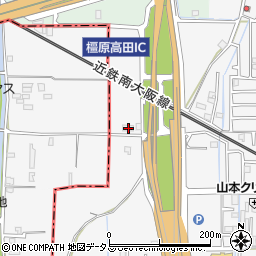 奈良県橿原市東坊城町52-2周辺の地図
