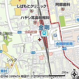 八剣伝 金剛駅前店周辺の地図