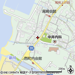 淡路尾崎郵便局 ＡＴＭ周辺の地図