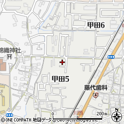 ＮＴＴ富田林社宅周辺の地図