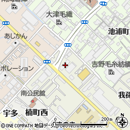 泉大津・こなモン大王周辺の地図