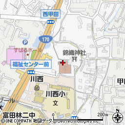 富田林市立　総合福祉会館周辺の地図