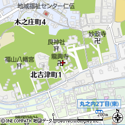 龍興寺周辺の地図