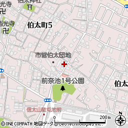 浜田書店周辺の地図