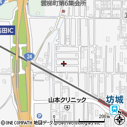 奈良県橿原市東坊城町80-19周辺の地図