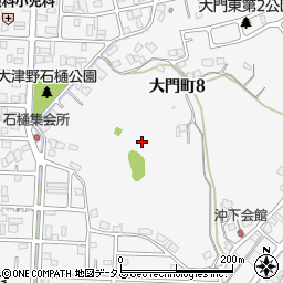 広島県福山市大門町8丁目周辺の地図