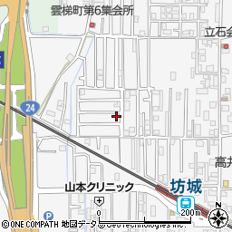 奈良県橿原市東坊城町80-21周辺の地図