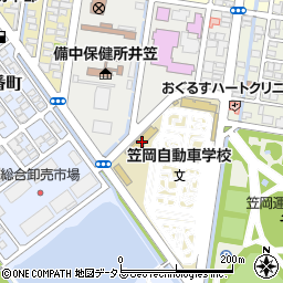 岡山県笠岡市十番町周辺の地図
