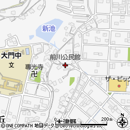 前川公民館周辺の地図