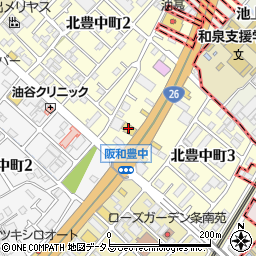 がんこ泉大津店周辺の地図
