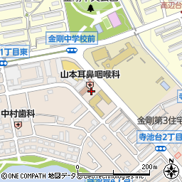 金剛団地診療所児島医院周辺の地図
