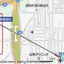 奈良県橿原市東坊城町80-93周辺の地図