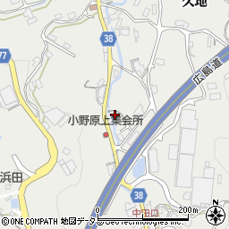 広島県広島市安佐北区安佐町久地1022周辺の地図