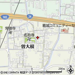 奈良県大和高田市曽大根493周辺の地図