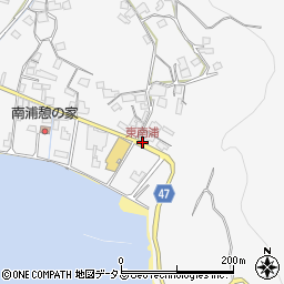 東南浦周辺の地図